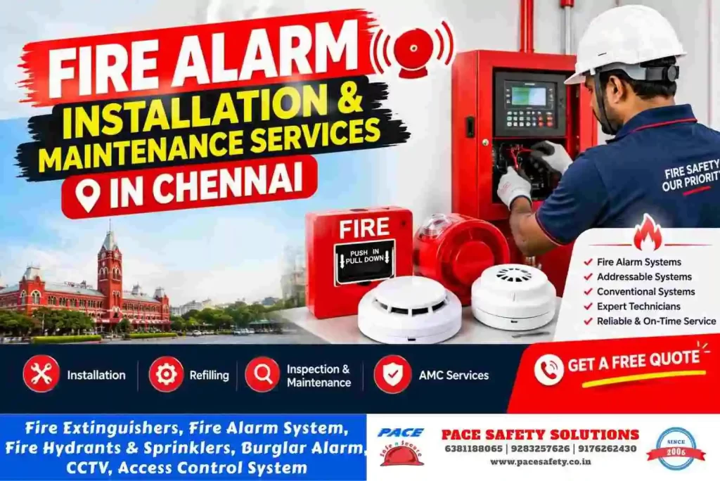 Fire Alarm Installation Services in Chennai
